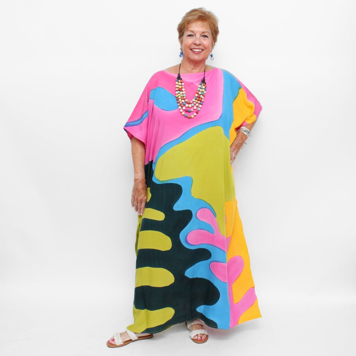 Tropical Brilliance Kaftan