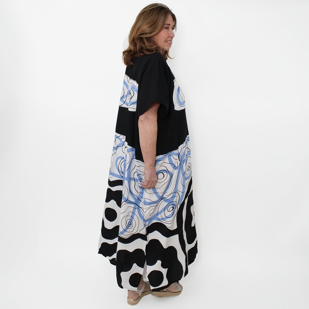 Blue Dahlia Kaftan - Sylca Designs - Chunky Jewelry