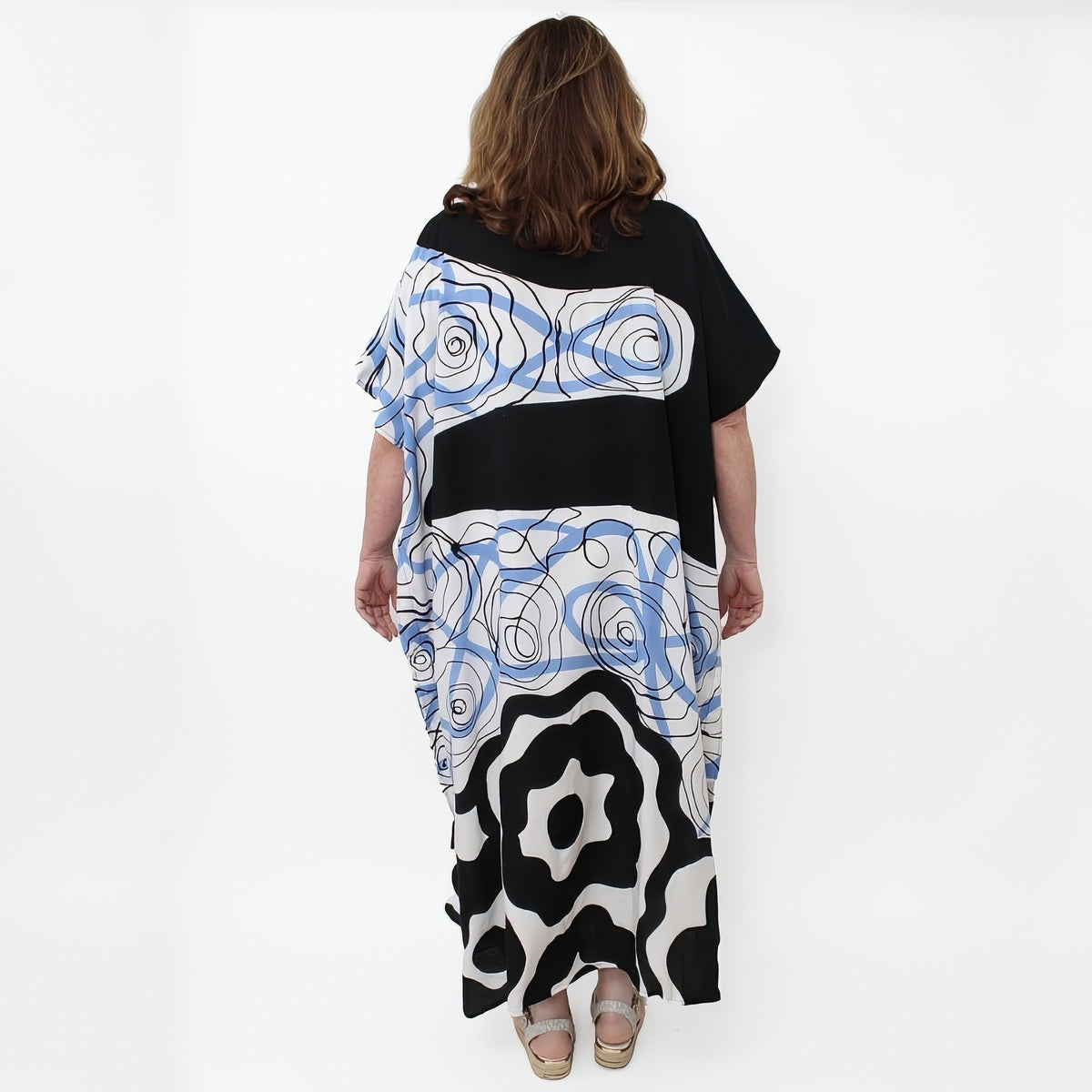 Blue Dahlia Kaftan - Sylca Designs - Chunky Jewelry