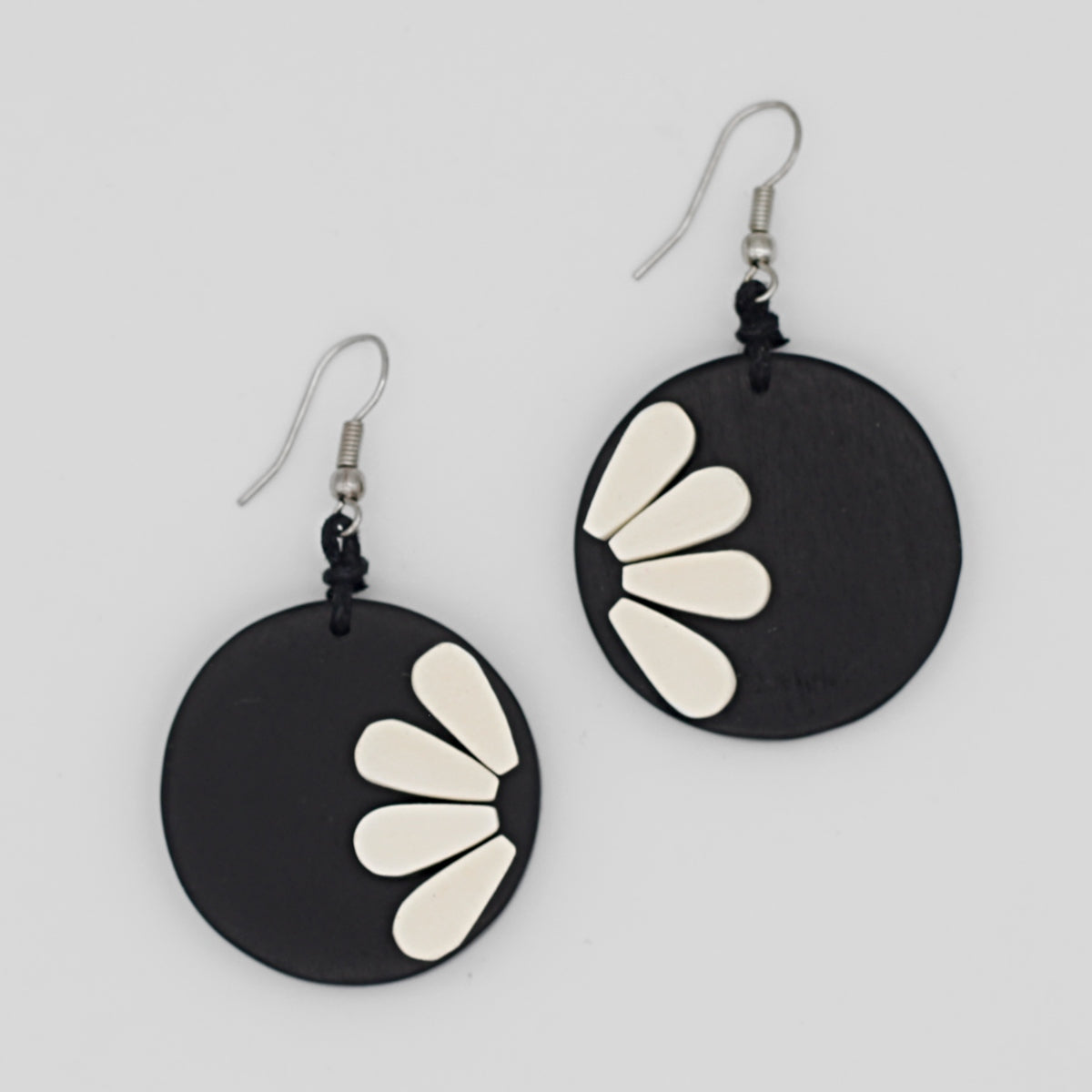 Black He Loves Me Earrings