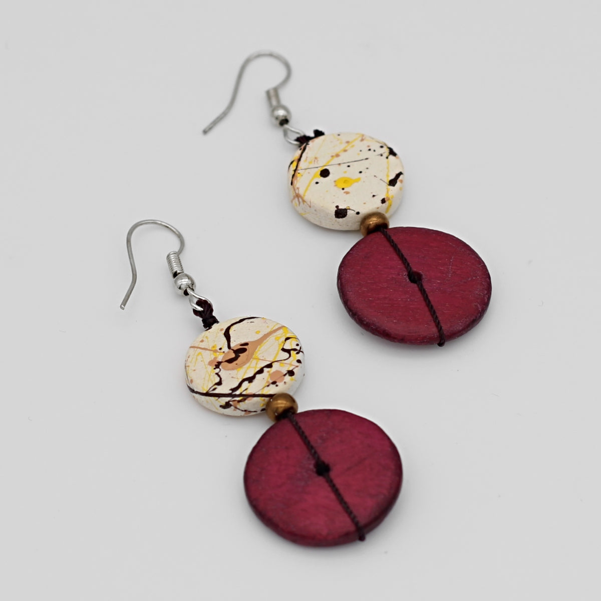 Wine Rory Earrings