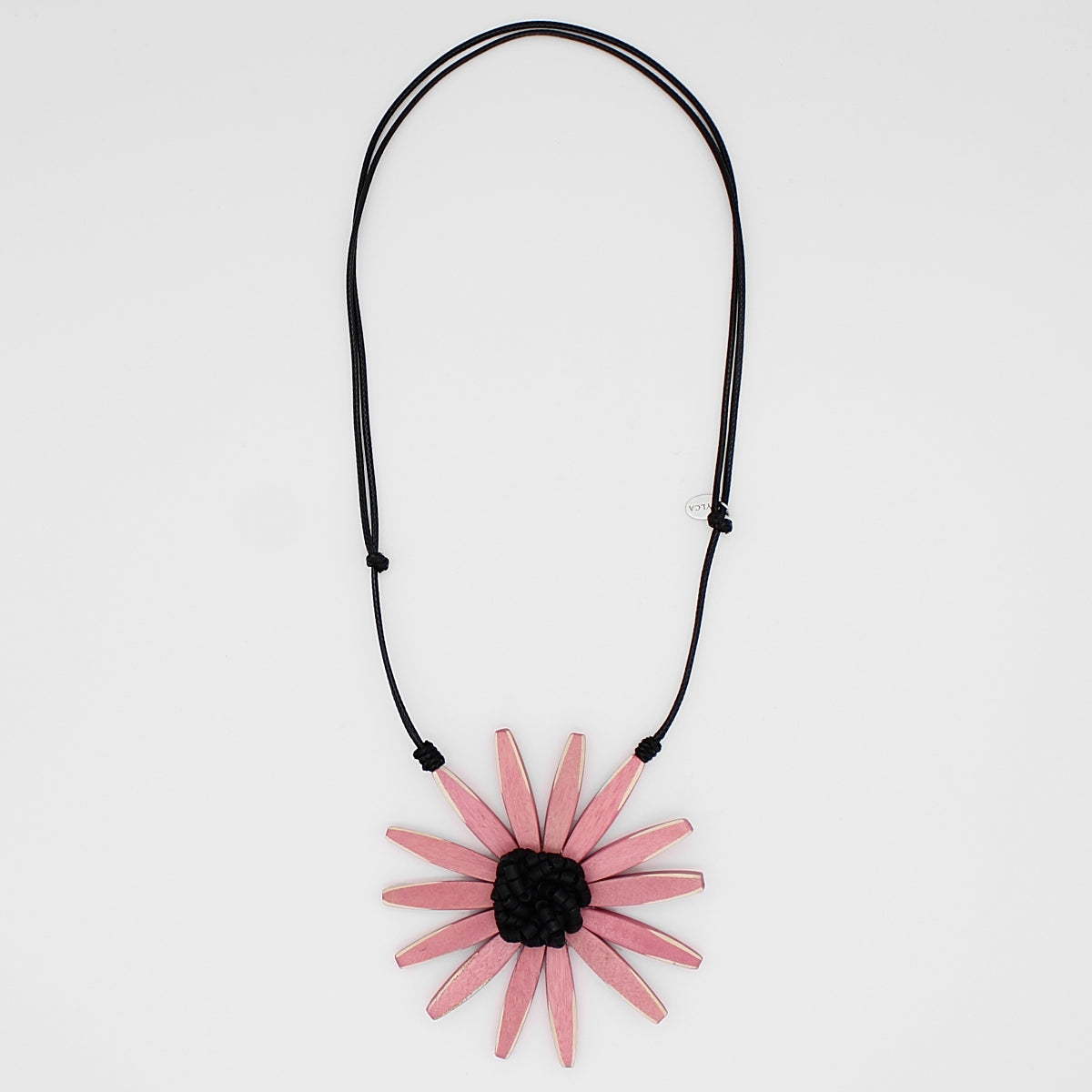 Pink Amaya Flower Statement Necklace - Sylca Designs - Chunky Jewelry