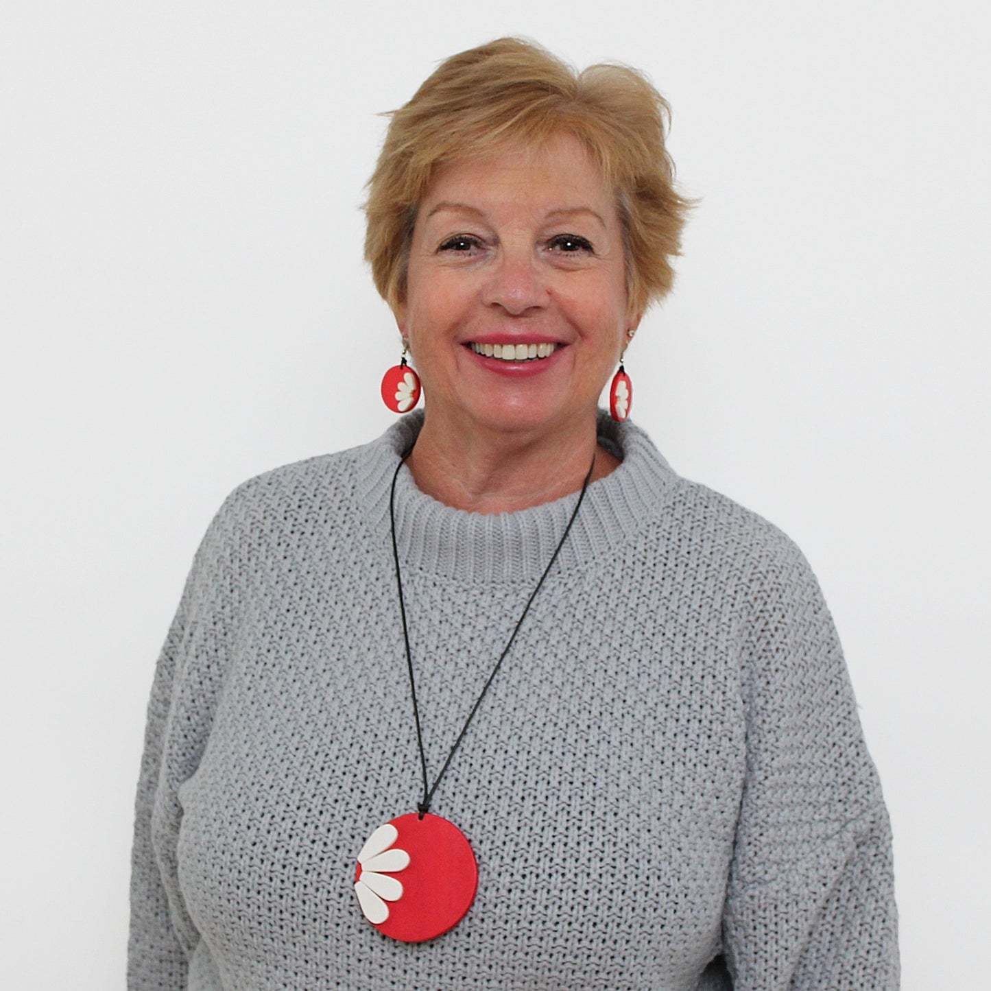 Red He Loves Me Pendant