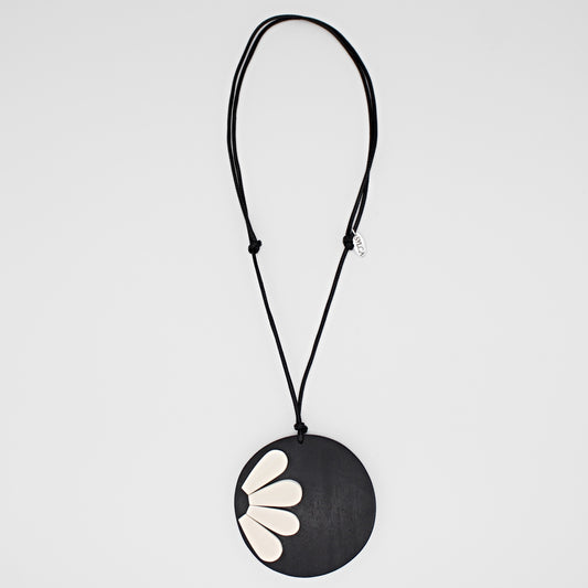 Black He Loves Me Pendant - Sylca Designs - Chunky Jewelry