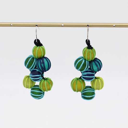 Green Pamela Berries Earrings