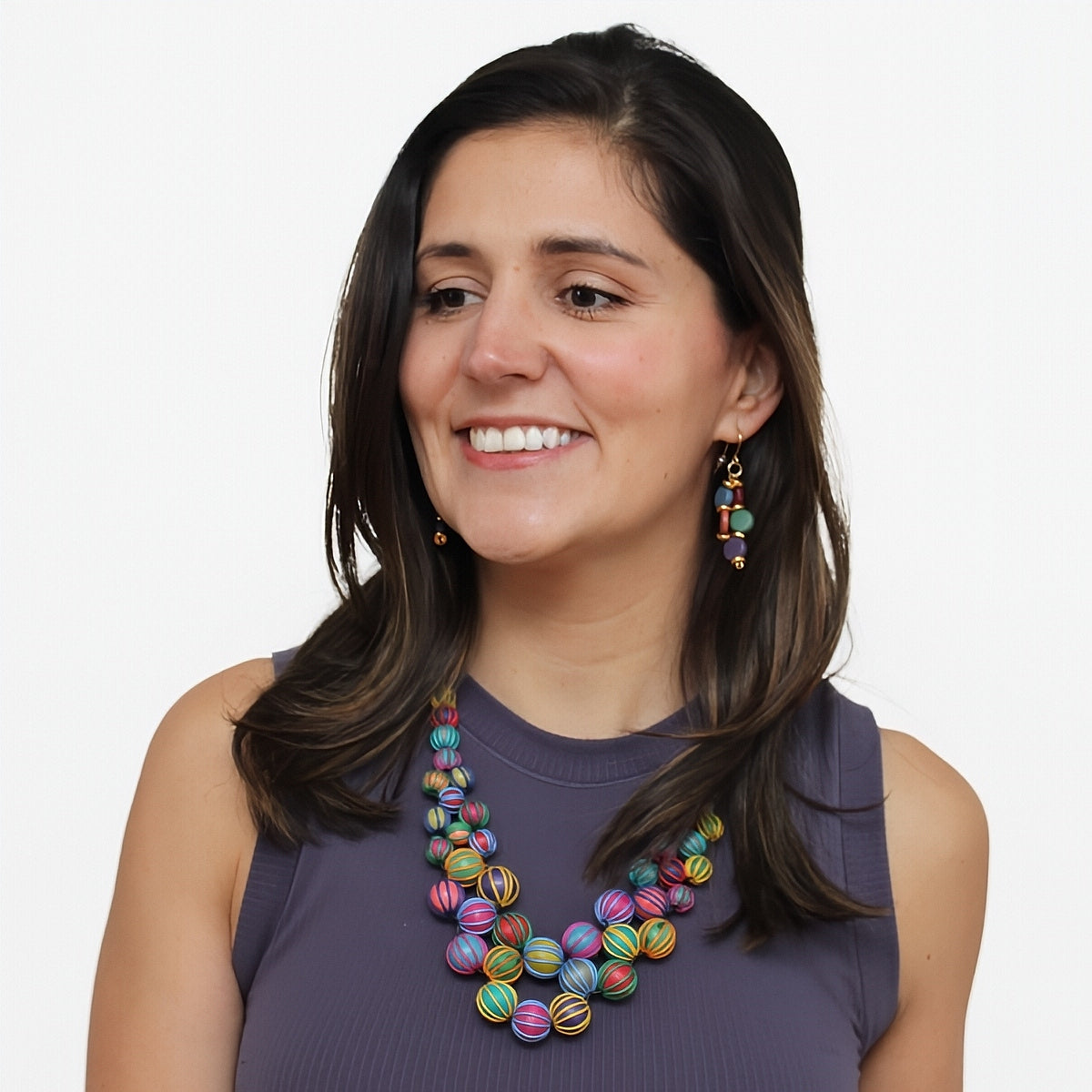 Multicolor Pamela Berries Necklace - Sylca Designs - Chunky Jewelry