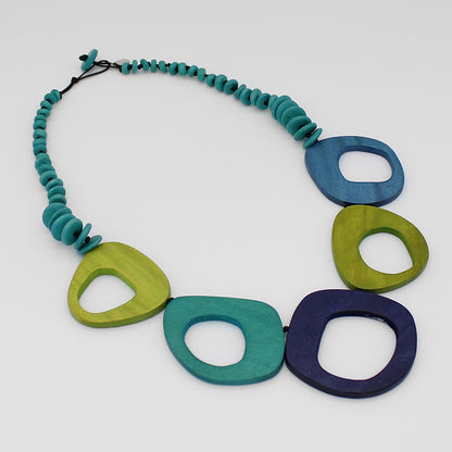 Shades of Blue Roslyn Necklace