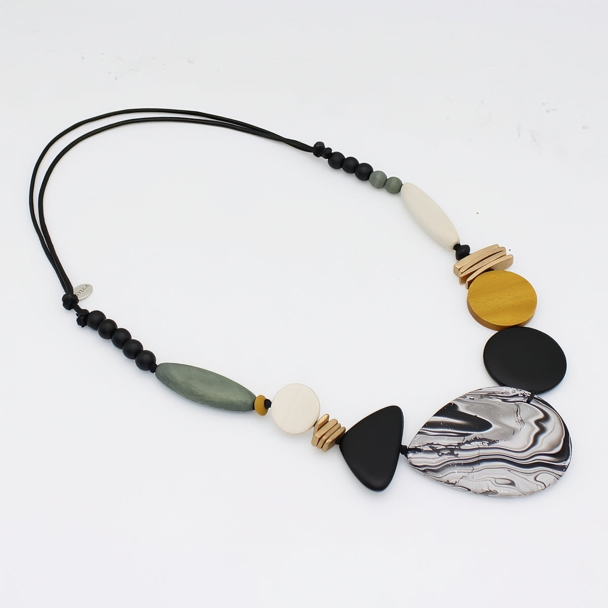 Dusk and Dawn Marble Necklace - Sylca Designs - Chunky Jewelry