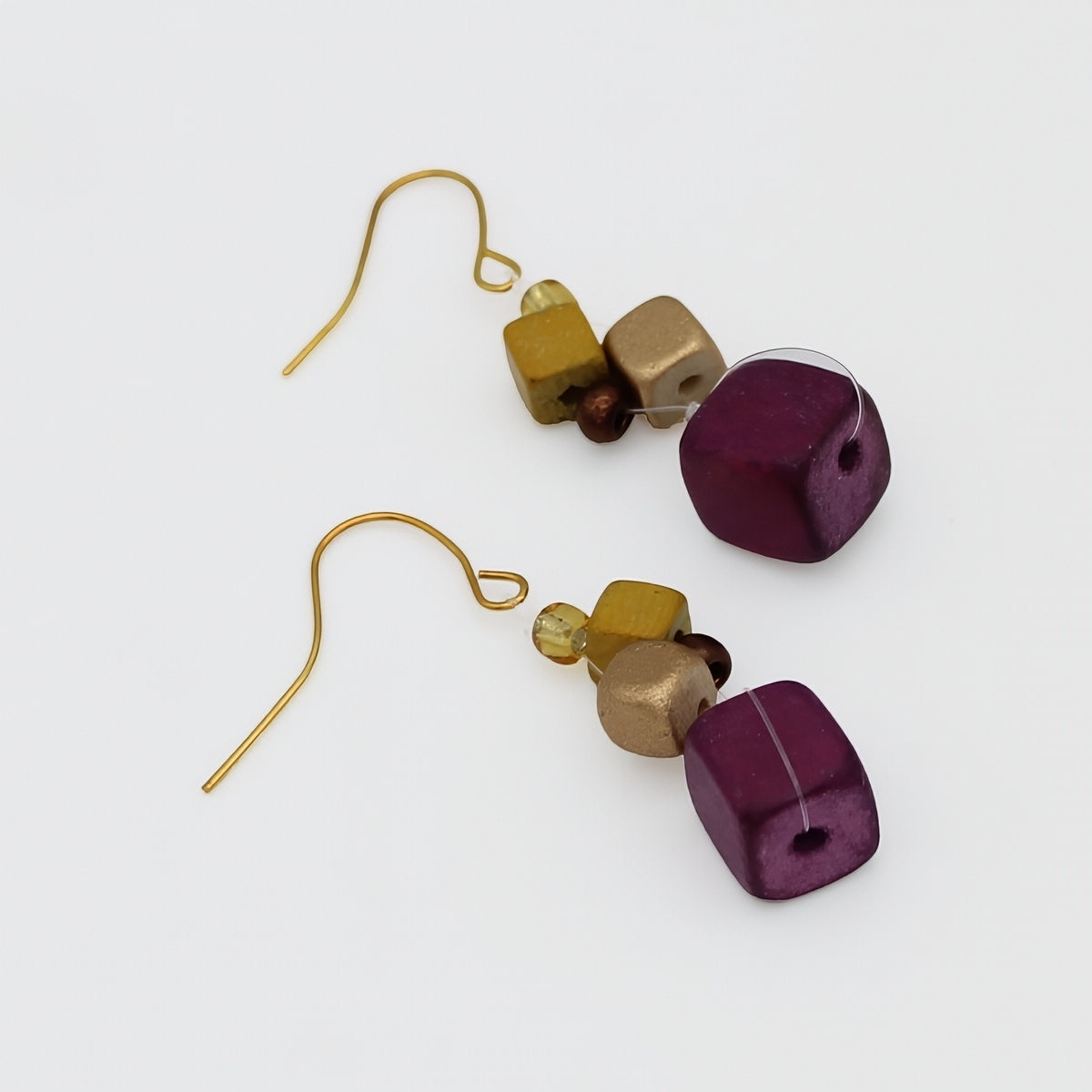 Merlot Lia Drop Earrings - Sylca Designs - Chunky Jewelry