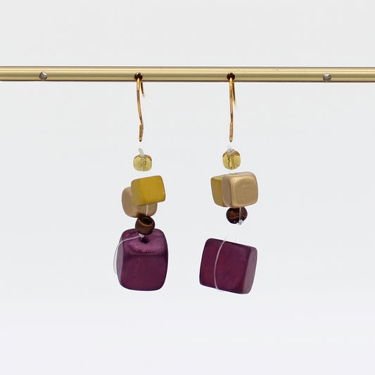 Merlot Lia Drop Earrings