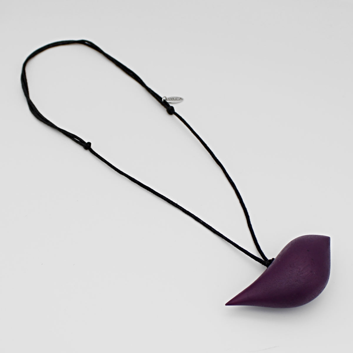 Purple Robin Pendant Necklace