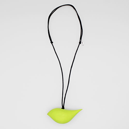 Neon Robin Pendant Necklace