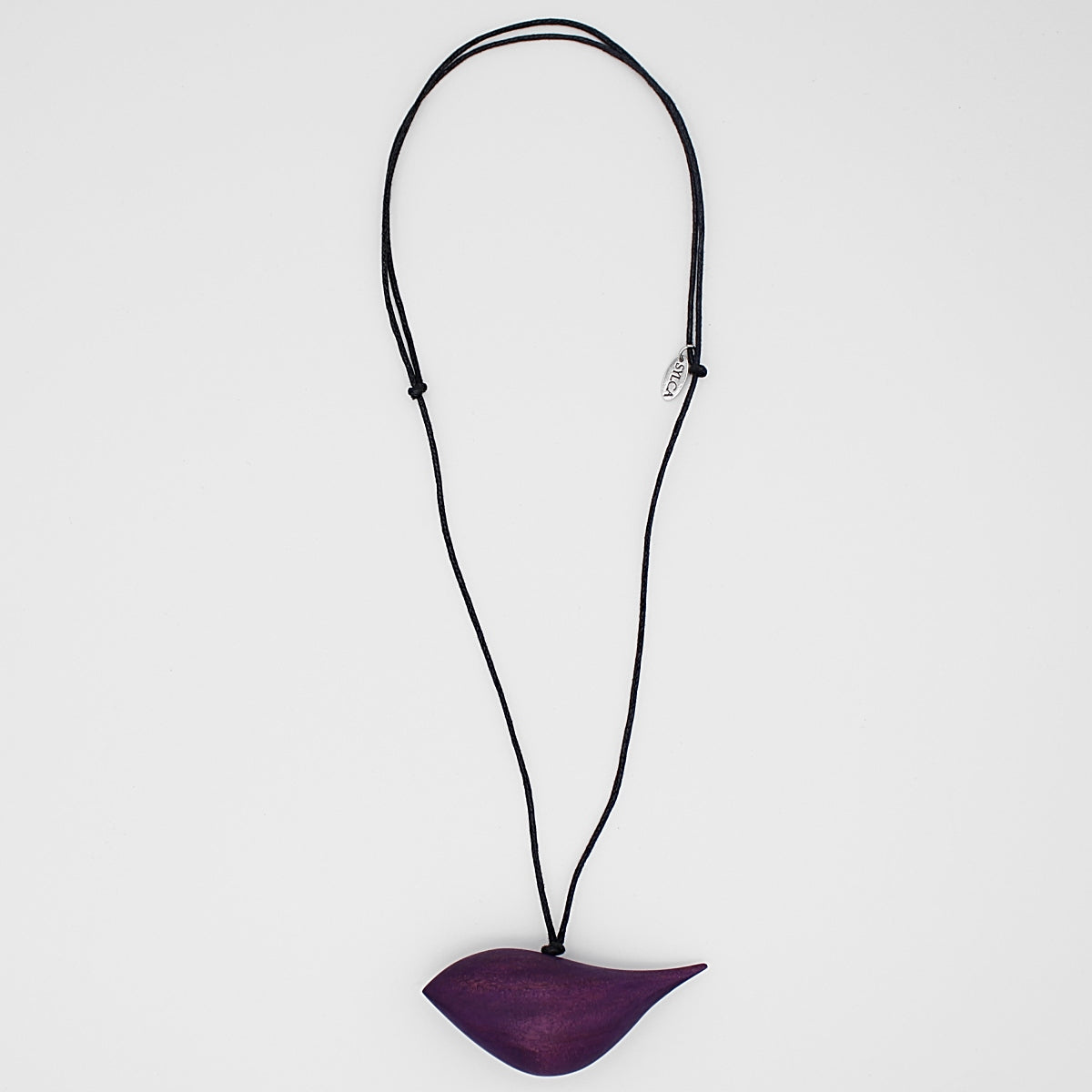 Purple Robin Pendant Necklace