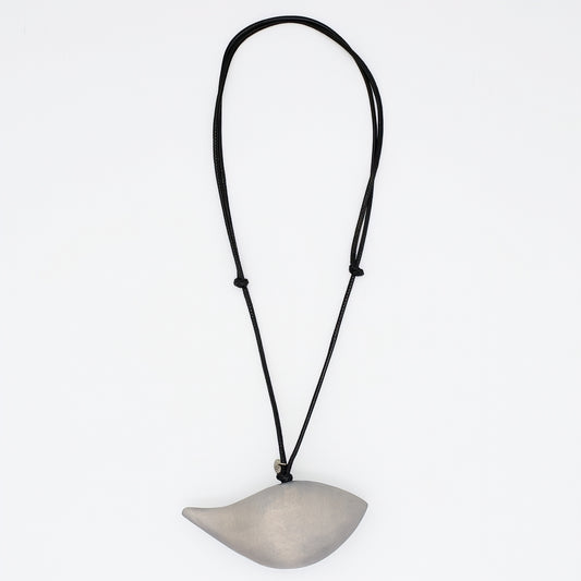 Taupe Robin Pendant Necklace