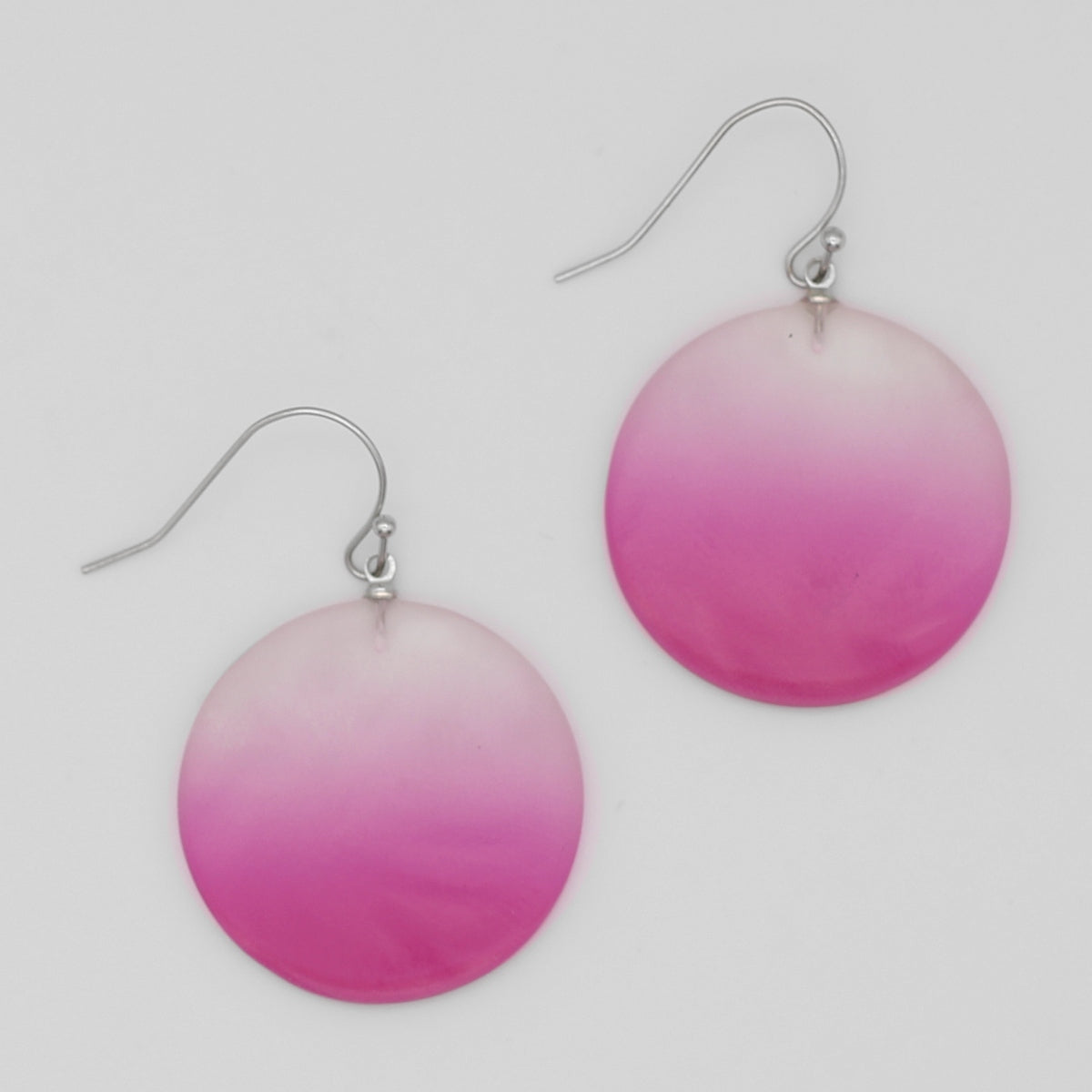 Pink Fantasy Ombre Earrings - Sylca Designs - Chunky Jewelry