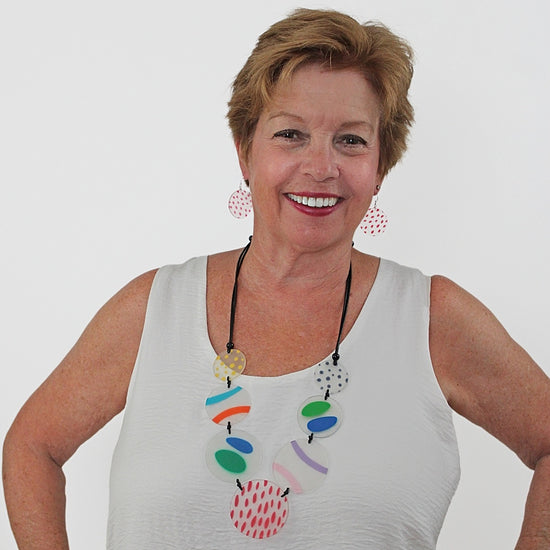 Multi Color Regan Necklace - Sylca Designs - Chunky Jewelry