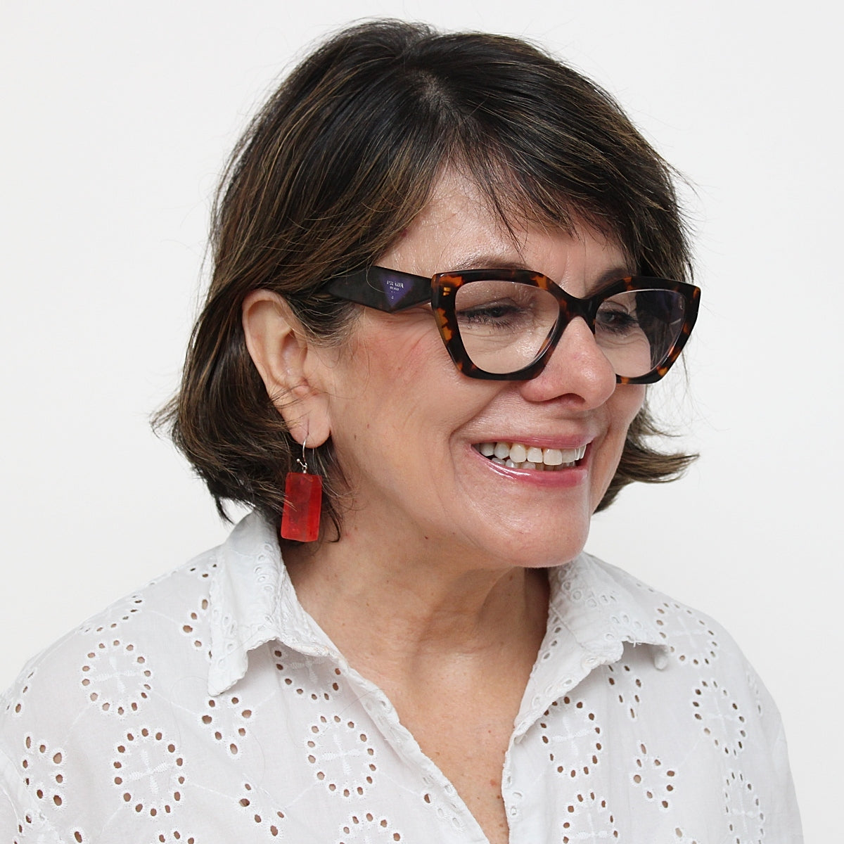 Red Vega Earrings