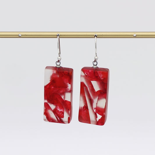 Red Vega Earrings