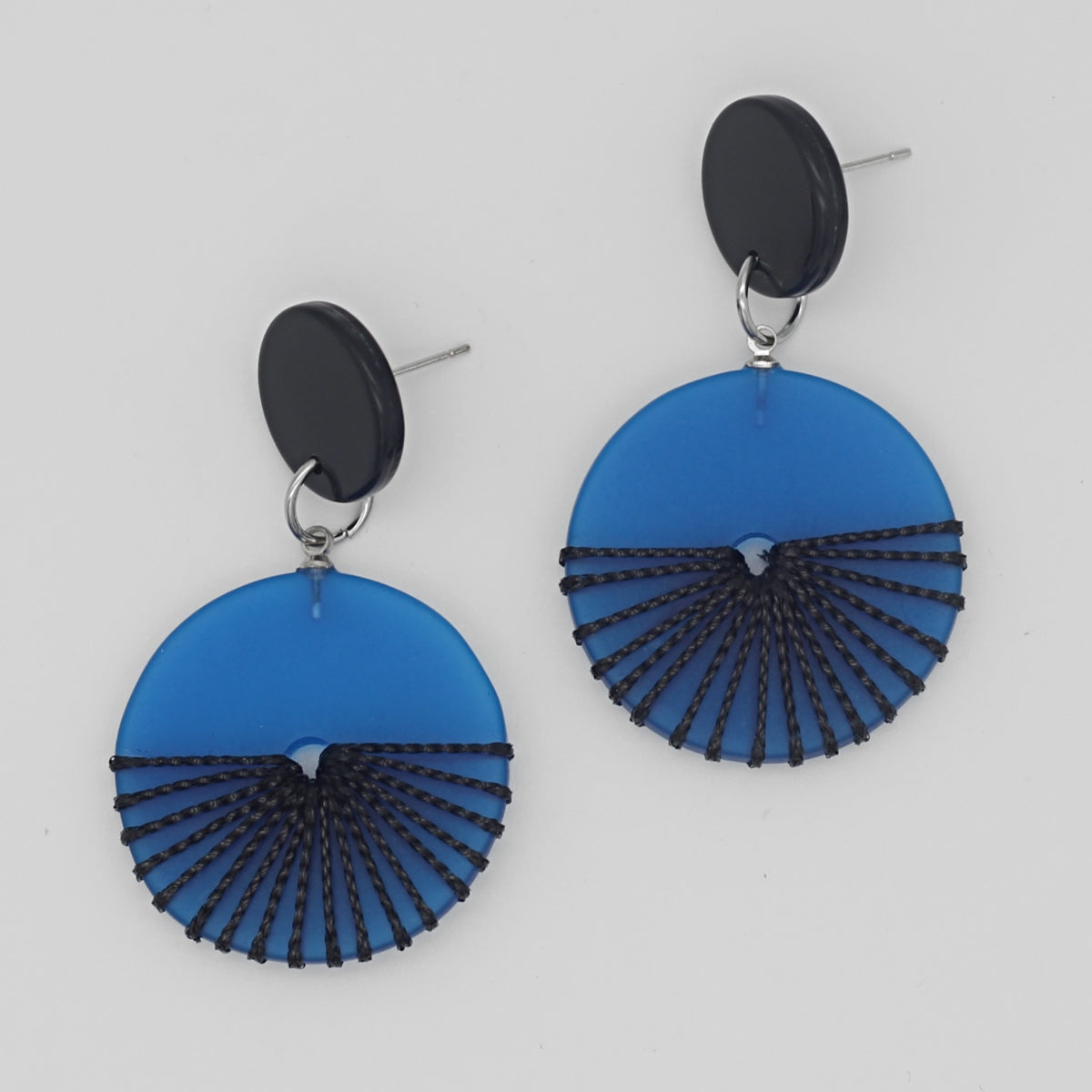 Blue Frosted Yanna Earrings