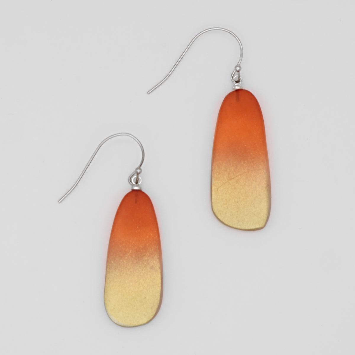 Orange and Gold Bennett Earrings
