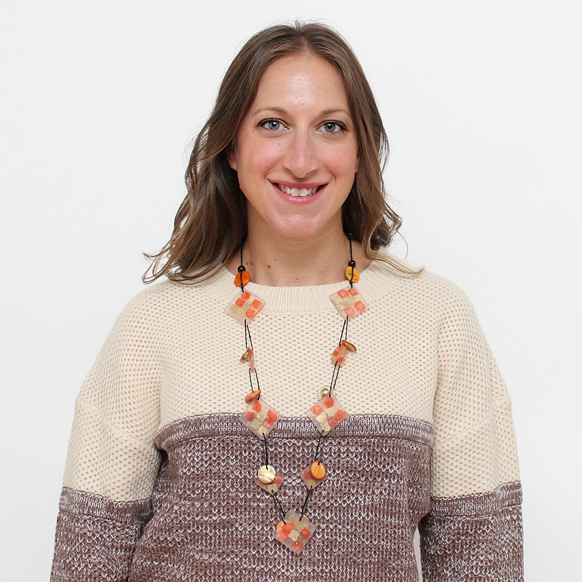 Orange Petula Necklace