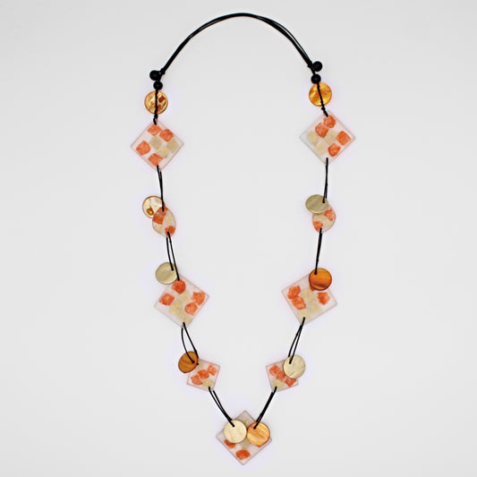 Orange Petula Necklace