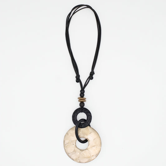 Riviera Gold Link Pendant - Sylca Designs - Chunky Jewelry