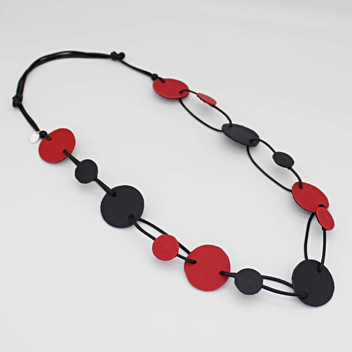 Red Catalina Leather Necklace