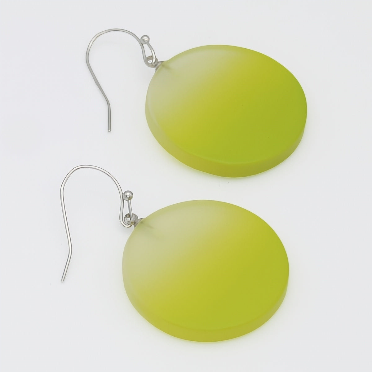 Lime Fantasy Ombre Earrings - Sylca Designs - Chunky Jewelry