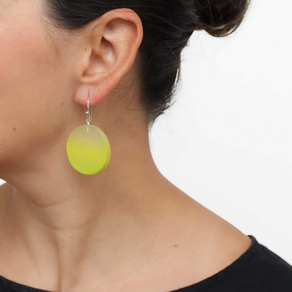 Lime Fantasy Ombre Earrings - Sylca Designs - Chunky Jewelry