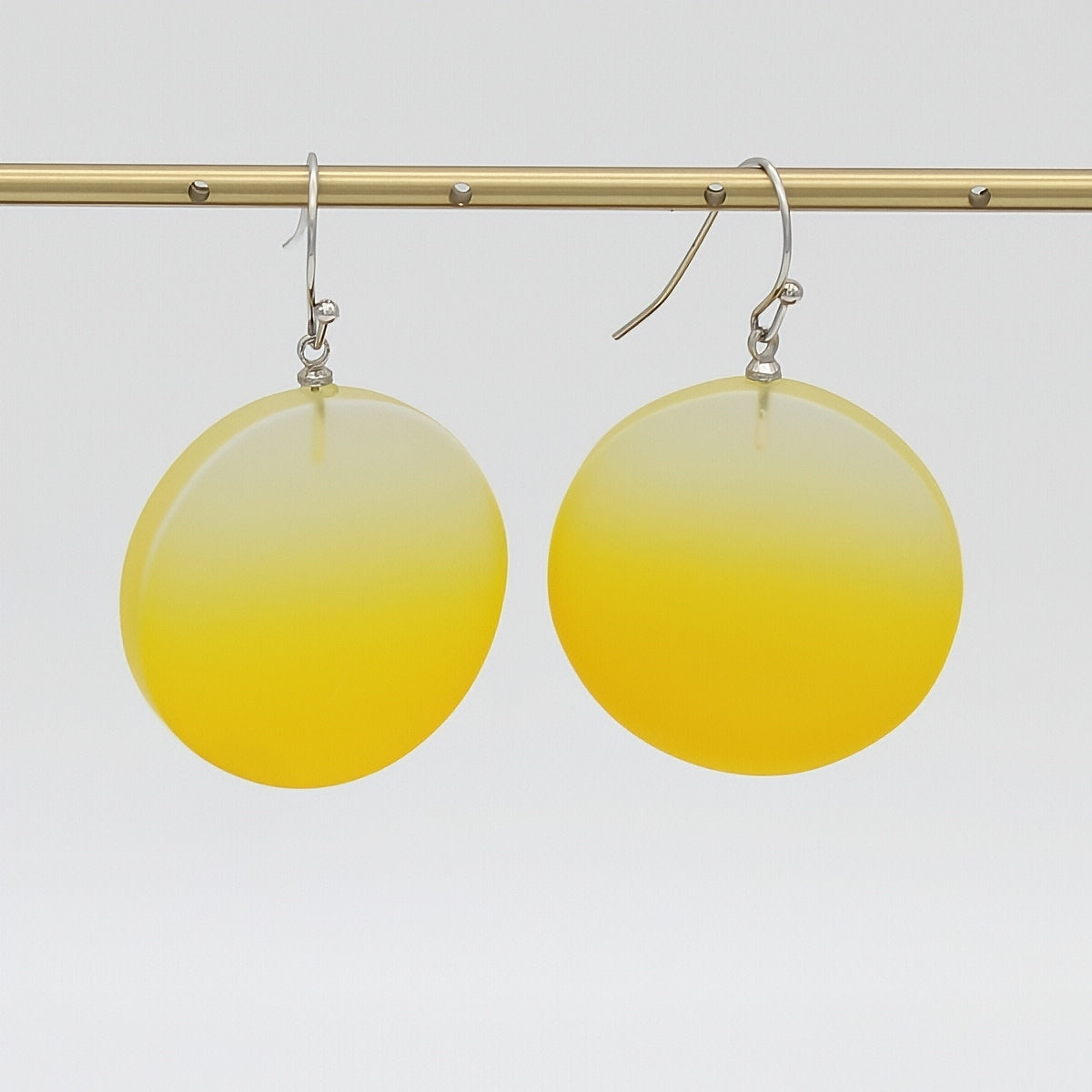 Yellow Fantasy Ombre Earrings - Sylca Designs - Chunky Jewelry