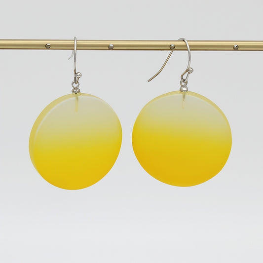 Yellow Fantasy Ombre Earrings - Sylca Designs - Chunky Jewelry