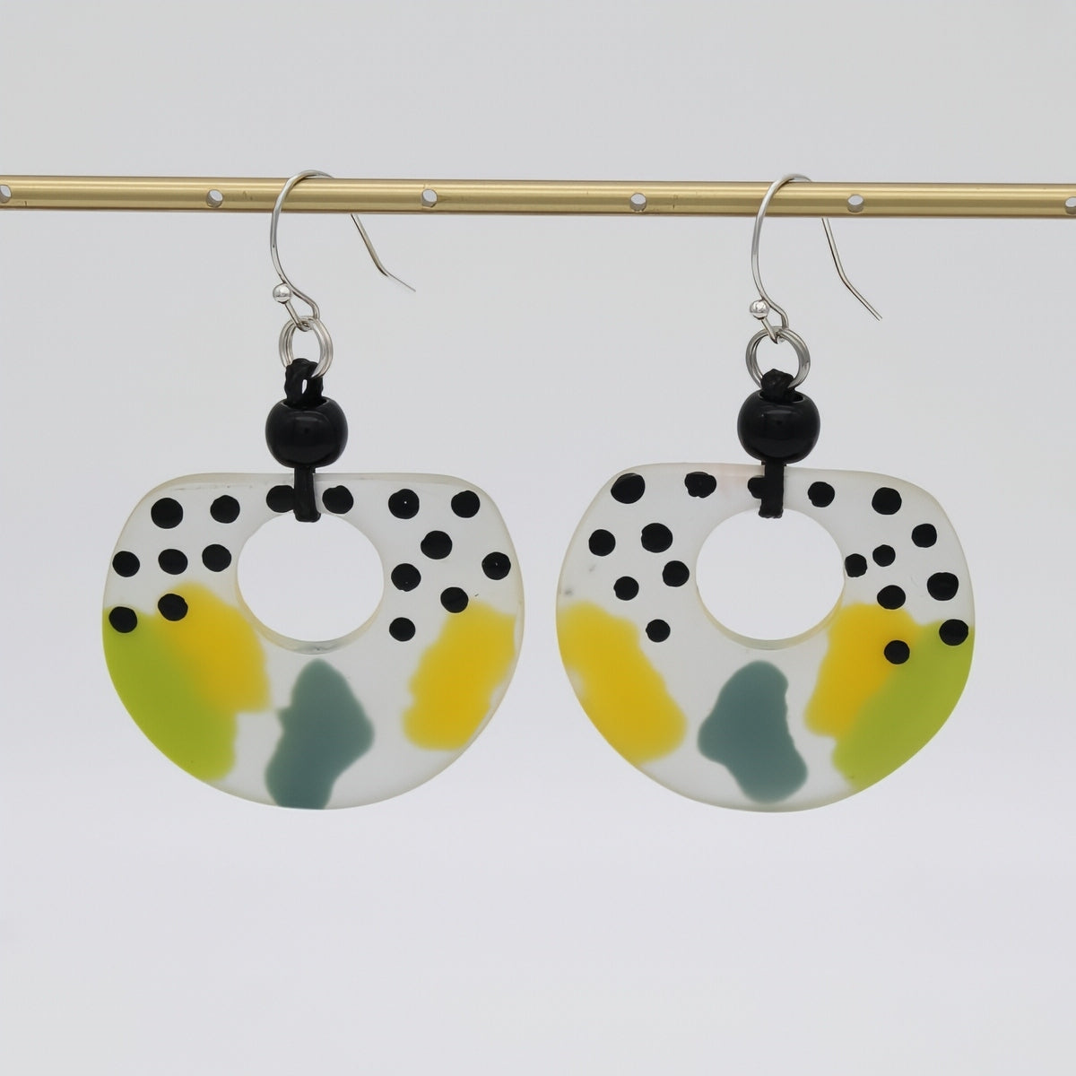 Lime Mi Sol Earrings - Sylca Designs - Chunky Jewelry