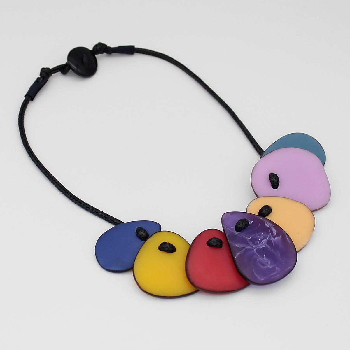 Multi Color Mackenzie Bib Necklace - Sylca Designs - Chunky Jewelry