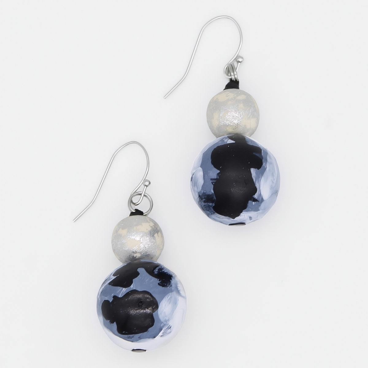 Celestial Waves Marble Dangle Earring - Sylca Designs - Chunky Jewelry