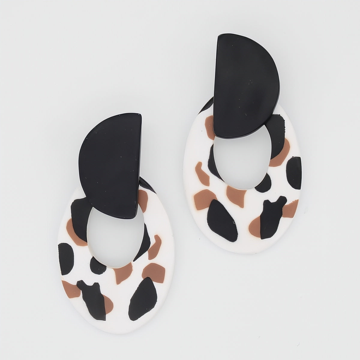 Terra Noir Statement Stud Earrings - Sylca Designs - Chunky Jewelry