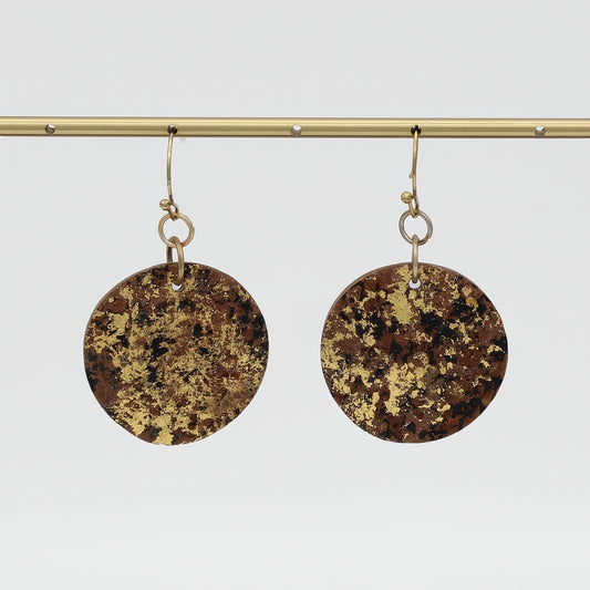 Gold Apoline Statement Earring - Sylca Designs - Chunky Jewelry