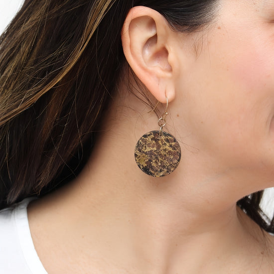 Gold Apoline Statement Earring - Sylca Designs - Chunky Jewelry