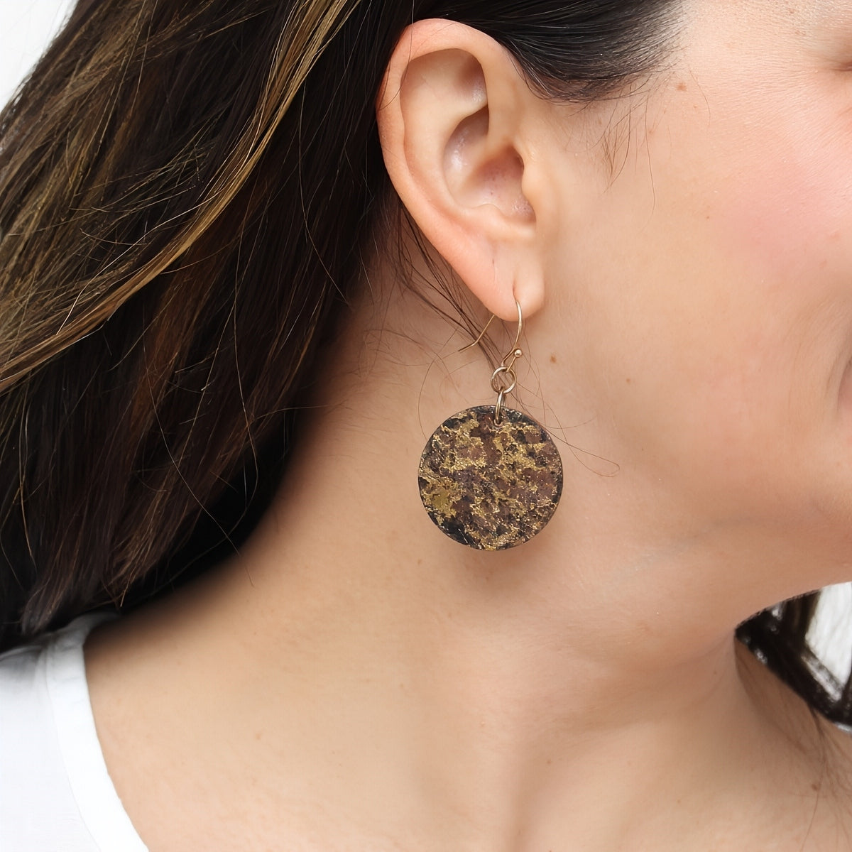Gold Apoline Statement Earring - Sylca Designs - Chunky Jewelry