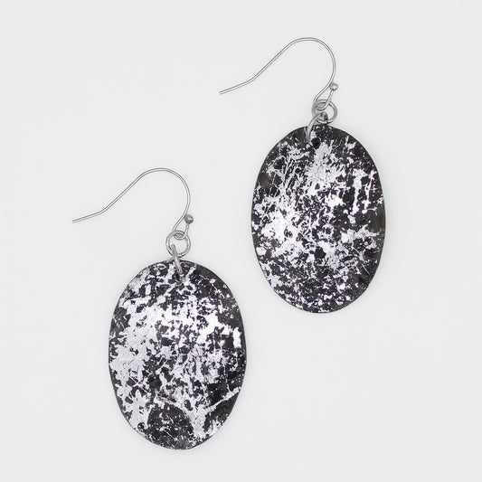 Silver Skye Statement Earrings - Sylca Designs - Chunky Jewelry