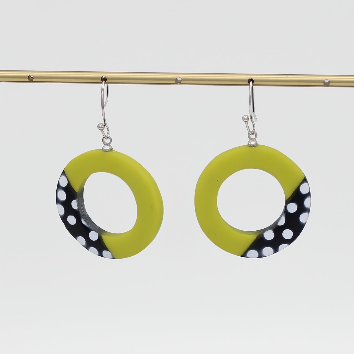Lime Inez Earrings - Sylca Designs - Chunky Jewelry