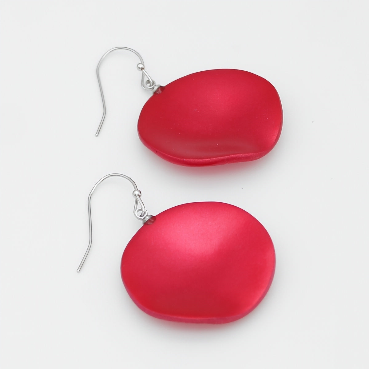 Red Opaline Drift Earring - Sylca Designs - Chunky Jewelry