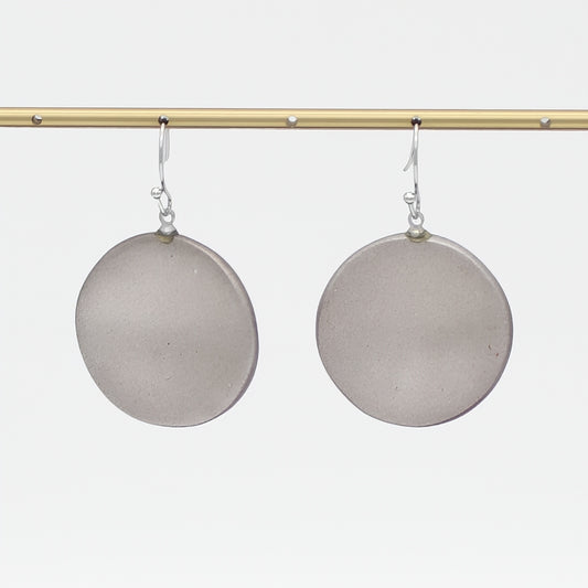 Antique Silver Opaline Drift Earring - Sylca Designs - Chunky Jewelry