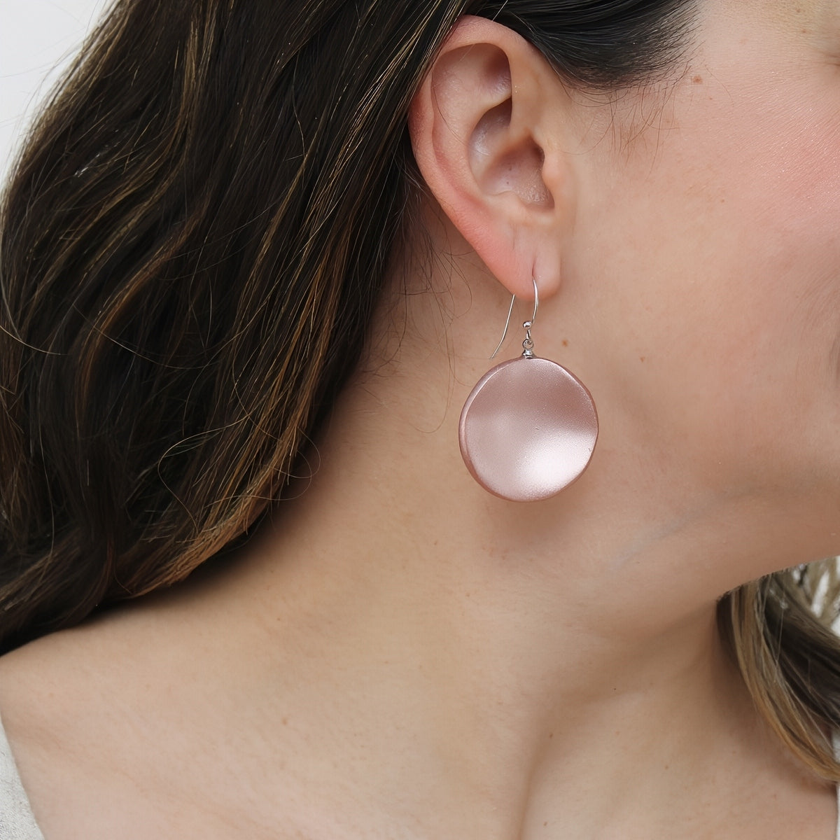 Rose Opaline Drift Earring - Sylca Designs - Chunky Jewelry