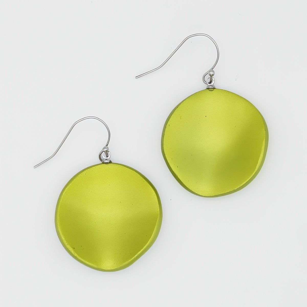 Lime Opaline Drift Earring - Sylca Designs - Chunky Jewelry