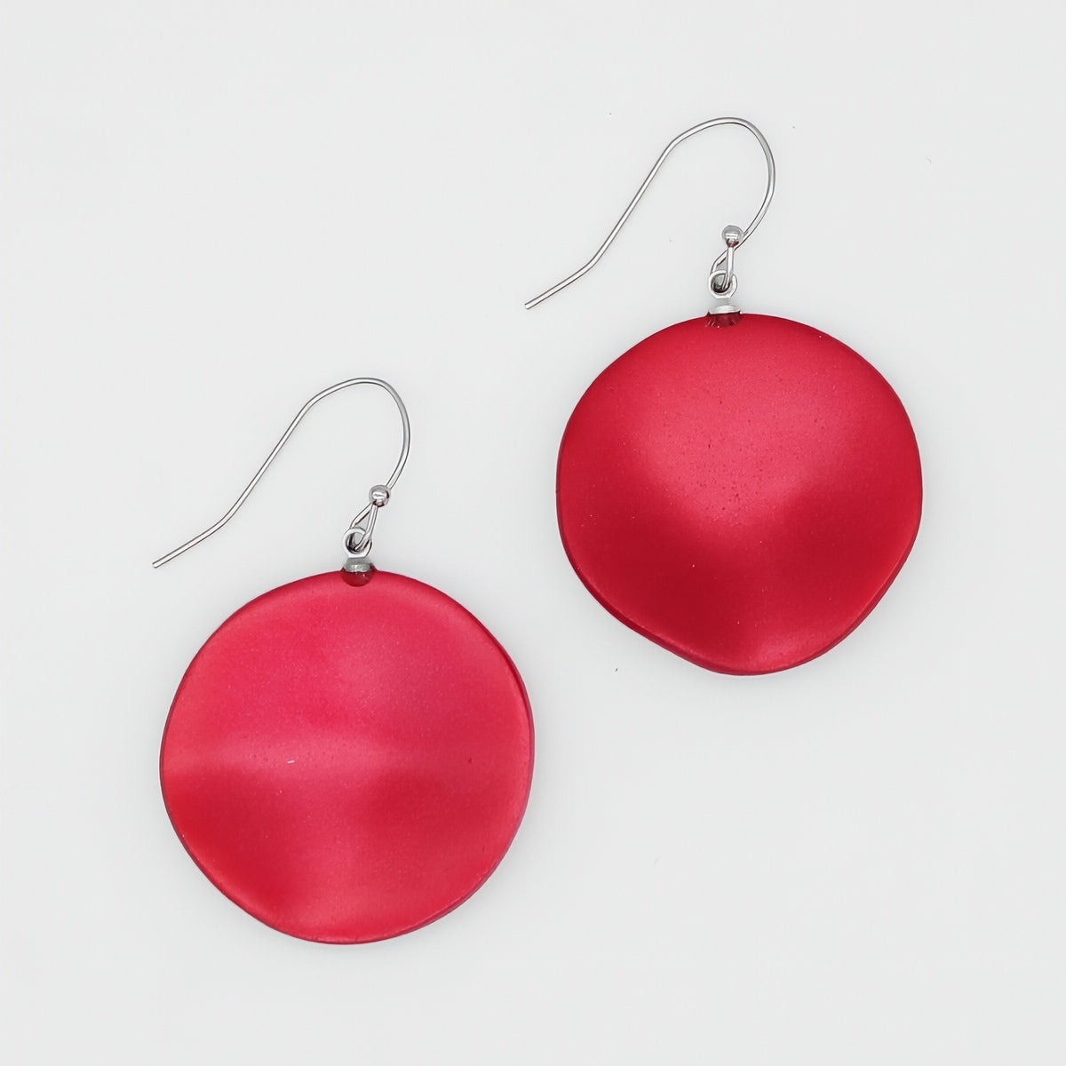 Red Opaline Drift Earring - Sylca Designs - Chunky Jewelry
