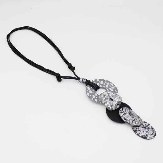 Silver Skye Statement Pendant - Sylca Designs - Chunky Jewelry