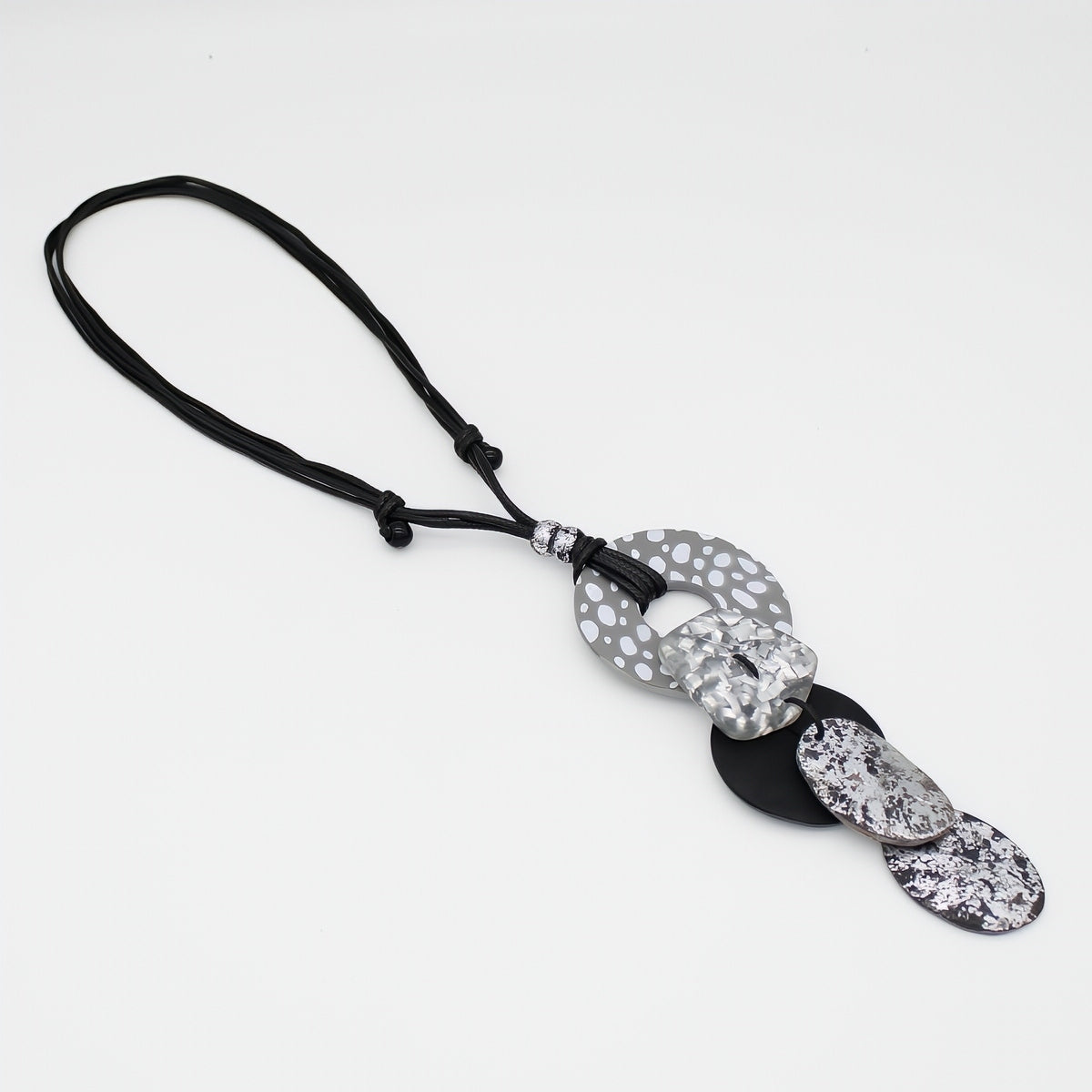 Silver Skye Statement Pendant - Sylca Designs - Chunky Jewelry