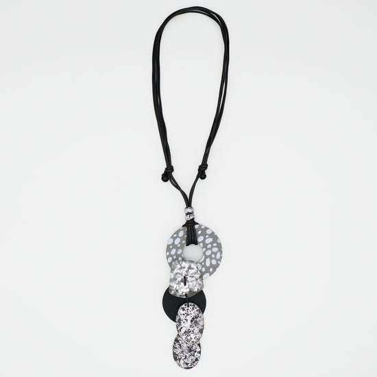 Silver Skye Statement Pendant - Sylca Designs - Chunky Jewelry