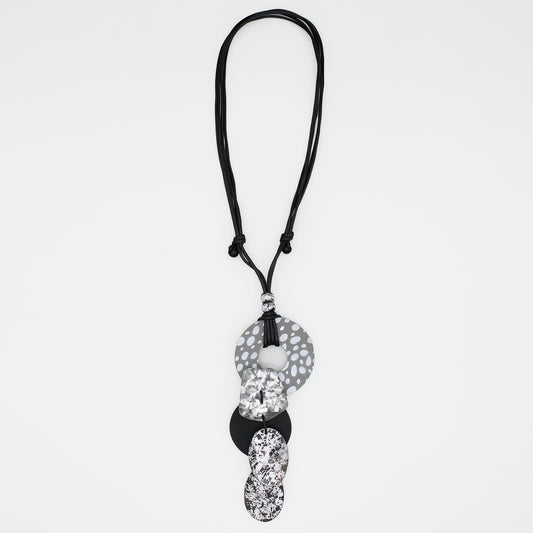 Silver Skye Statement Pendant - Sylca Designs - Chunky Jewelry